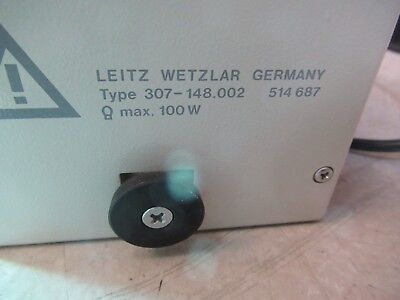 LAMP 307-148.002 514687 ERNST LEITZ GERMANY MICROSCOPE PART AS PICTURED #TC-3