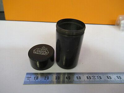 EMPTY BRASS LEITZ  CAN "6lg" OBJECTIVE MICROSCOPE PART AS PICTURED &A2-FT-68