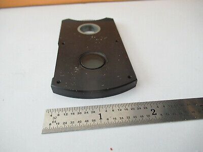 WILD SWISS POLARIZER SLIDE ROTABLE OPTICS MICROSCOPE PART AS PICTURED F3-A-82