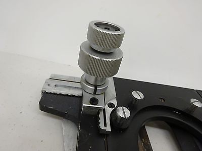 MICROSCOPE PART VICKERS ENGLAND UK STAGE TABLE MICROMETER AS IS BIN#C8-E-02