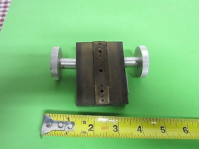 MICROSCOPE STAGE PART VINTAGE  LEITZ WETZLAR GERMANY OPTICS BIN#MAZ