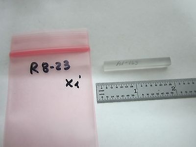 OPTICAL BI CONVEX LENS BAR 163 OPTICS AS IS BIN#R8-23