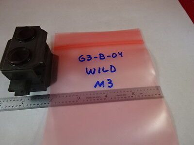 MICROSCOPE PART WILD SWISS M3 LENS ASSEMBLY OPTICS AS IS #G3-B-04