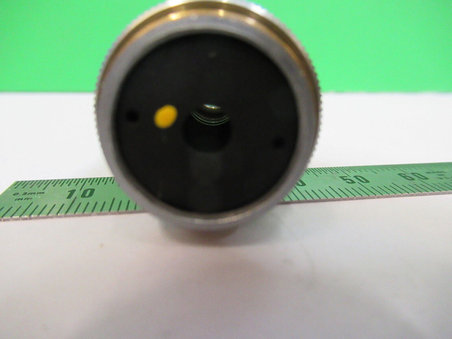 INDUSTRIAL BAUSCH LOMB OBJECTIVE 100X LENS MICROSCOPE PART AS PICTURED &Q4-A-65