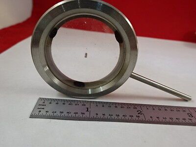 OPTICAL MOUNTED LENS UV ULTRAVIOLET 308 nm [drilled center]  AS IS BIN#P1-C-24