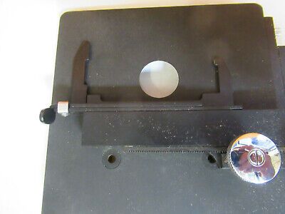 SPENCER AO VINTAGE STAGE TABLE XY ANTIQUE MICROSCOPE PART AS PICTURED &P2-A-78