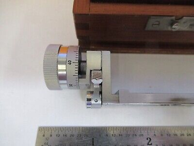 LEITZ GERMANY BEREK COMPENSATOR MICROSCOPE PART OPTICS AS PICTURED &FT-6-X10