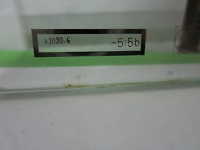 MICROSCOPE PART HEIDENHAIN GERMANY POSITIONING RULER OPTICS AS IS BIN#S1-06