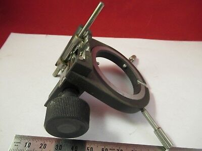 CARL ZEISS AXIOSTAR PLUS CONDENSER HOLDER MICROSCOPE PART AS PICTURED &FT-2-35