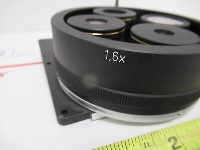 ZEISS AXIOTRON GERMANY MAGNIFICATION CHANGER OPTICS MICROSCOPE PART 4 #FT-3-18