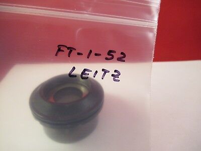 FOR PARTS LEITZ WETZLAR GERMANY LENS LAMP OPTICS MICROSCOPE PART AS IS &FT-1-52