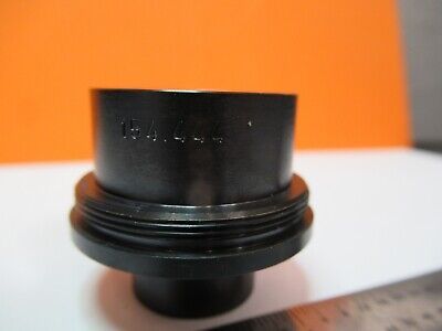 LEITZ WETZLAR BRASS MOUNTED LENS PLOE 154444 MICROSCOPE PART AS PICTURED 8C-A-21