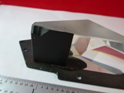 OPTICAL MICROSCOPE PART MOUNTED PRISM OPTICS PART AS IS #83-A-04