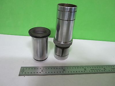 MICROSCOPE PART OPTICAL GAERTNER EYEPIECE + TUBUS OPTICS AS IS BIN#T5-13