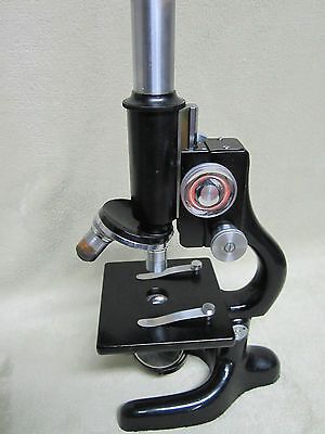 VINTAGE OPTICAL BAUSCH LOMB MICROSCOPE COLLECTABLE OK OPTICS AS IS BIN#1