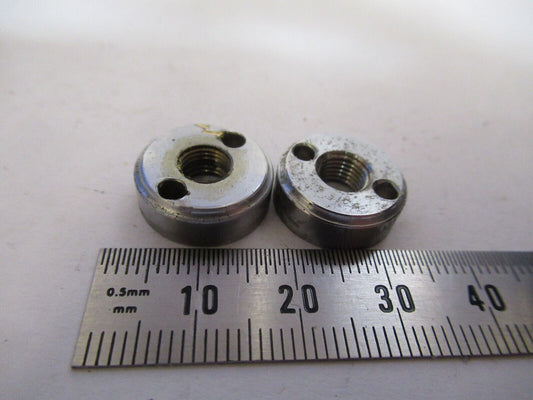 SPENCER AO SET of SPANNER NUTS MICROSCOPE PART as pictured Z8-A-72