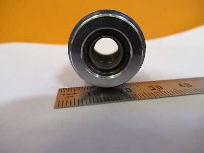 MEIJI JAPAN 4X /160 OBJECTIVE LENS OPTICS MICROSCOPE PART AS PICTURED 4B-FT-34