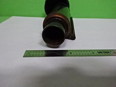 MICROSCOPE PART BRASS SPENCER VINTAGE TUBUS + NOSEPIECE AS IS #B2-M-21