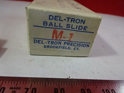 DELTRON M1 MINI SLIDE POSITIONIERUNGSOPTIK ROBOTIK ETC. #F7-A-11