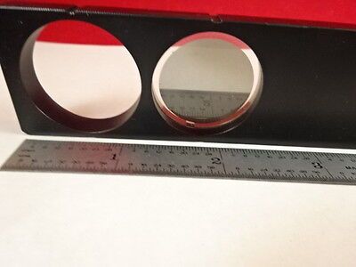 MICROSCOPE PART OLYMPUS SLIDE U-DND-2 NEUTRAL FILTER ND OPTICS AS IS B#D2-B-05