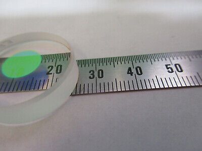 HP FUSED SILICA COATED FLAT LENS LASER OPTICS AS PICTURED &Z9-A-68