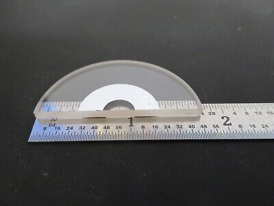 OPTICAL HALF CIRCLE MIRROR RARE OPTICS AS PICTURED &FT-1-A-73