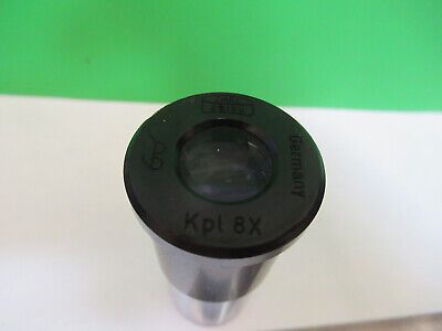 CARL ZEISS EYEPIECE OCULAR KPL 8X OPTICS MICROSCOPE PART AS PICTURED &Q9-A-120