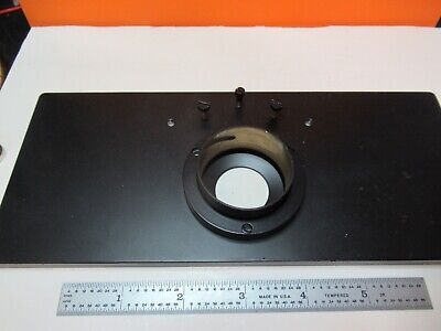 LEITZ WETZLAR STAGE TABLE MICROSCOPE PART AS PICTURED &FT-5-100