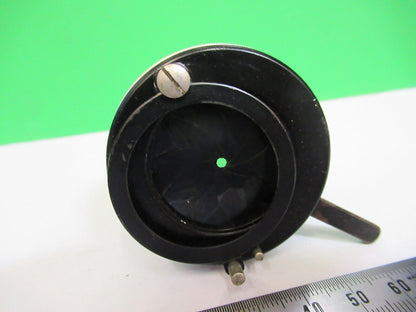 MICROLUX GERMANY CONDENSER + IRIS OPTICS MICROSCOPE PART AS PICTURED G5-A-113