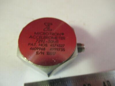 MEGGITT ENDEVCO 7292-30M1 ACCELEROMETER VIBRATION SENSOR AS PICTURED #10-A-46