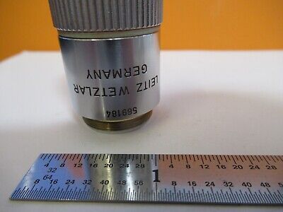 LEITZ WETZLAR OBJECTIVE 569184 PL 16X INFINITY OPTICS MICROSCOPE AS PIC &5M-A-15