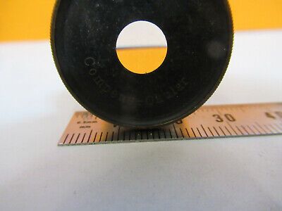 ANTIQUE CARL ZEISS RARE EYEPIECE "8" GERMANY MICROSCOPE PART AS PICTURED P9-A-57