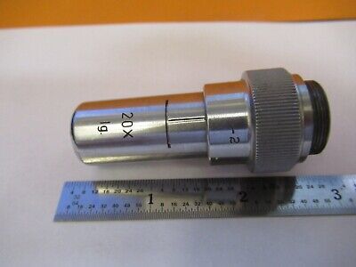 RARE LWD LG 20X LONG OBJECTIVE MICROSCOPE PART OPTICS AS PICTURED &85-B-116