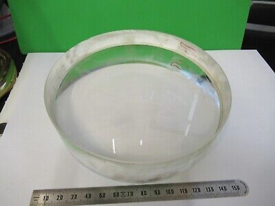 HUGE OPTICAL THICK PLANO CONCAVE LENS MIL SPEC LASER OPTICS AS PICTURED 18-A-43B