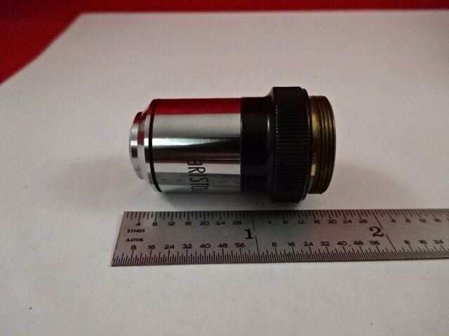 BRISTOL 100X A OIL OBJECTIVE OPTICAL MICROSCOPE PART OPTICS &33-A-98