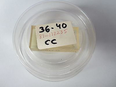 OPTICAL CONCAVE ZERODUR CYLINDRICAL LENS LASER OPTICS BIN#36-40