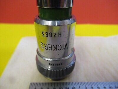 VICKERS 40X OBJECTIVE ENGLAND UK MICROSCOPE PART OPTICS AS PICTURED &16-C-61