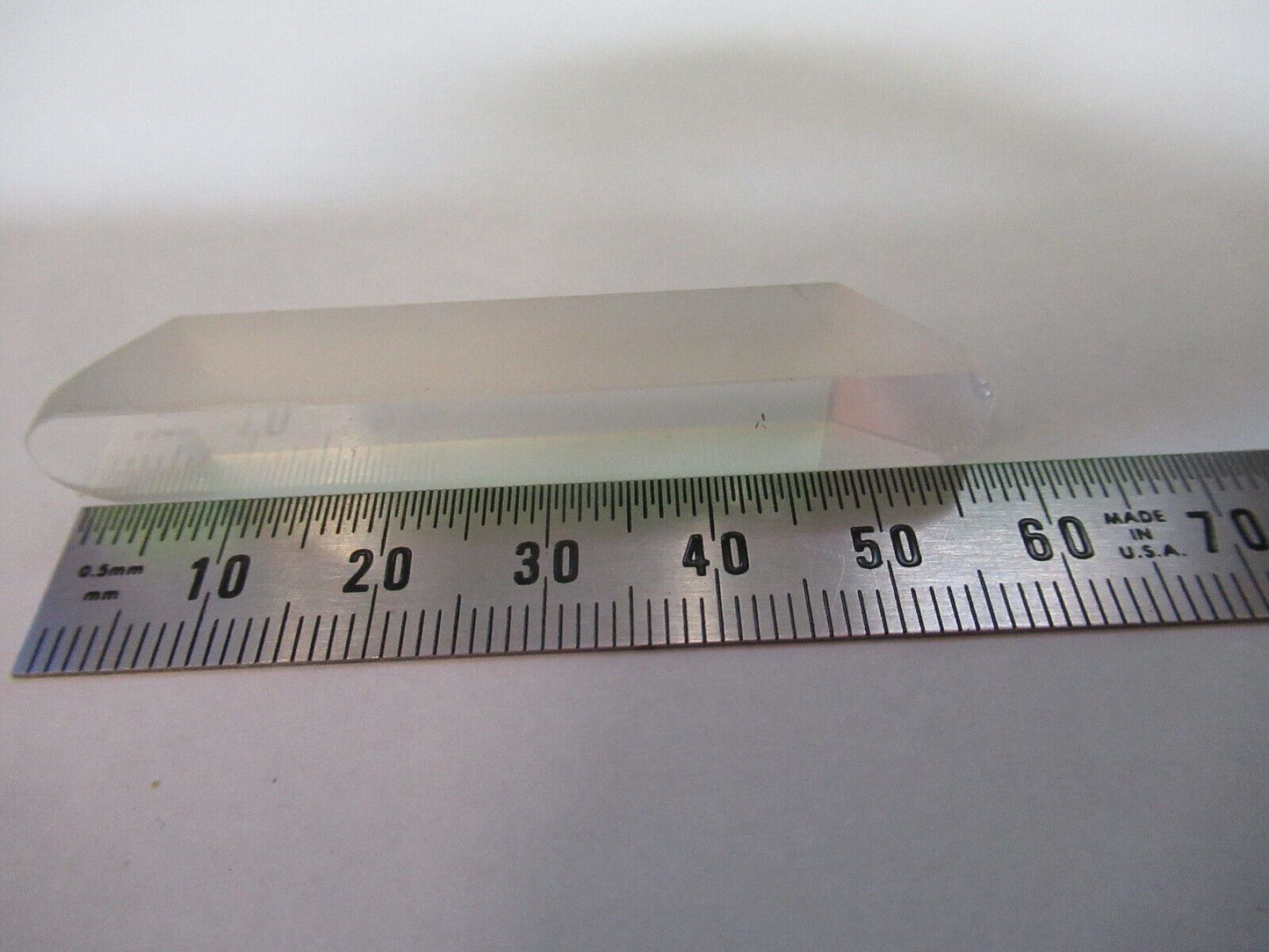 OPTICAL RECTANGULAR GLASS PRISM MIL SPEC OPTICS AS PICTURED Z5-C-31