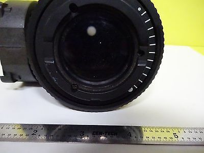 MICROSCOPE PART ILLUMINATOR LENS + IRIS LABOPHOT NIKON JAPAN AS IS BIN#X7-25