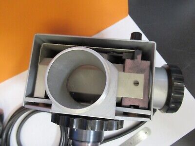 REICHERT AUSTRIA LAMP ASSEMBLY MICROSCOPE PART OPTICS AS PICTURED &14-FT-35