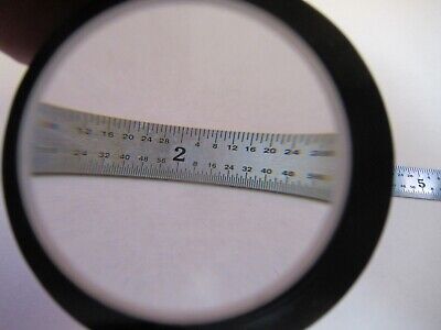 LARGE HIGHLY CONVEX OPTICAL LENS RARE OPTICS MIL SPEC AS PICTURED &8M-A-58