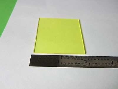 OPTICAL YELLOW FILTER LASER OPTICS BIN#32-89