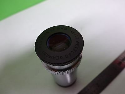 MICROSCOPE PART LEITZ GERMANY OCULAR EYEPIECE GF 10X M OPTICS AS IS BIN#Y1-07