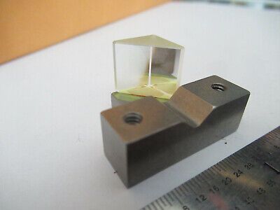 OPTICAL GLASS MOUNTED SMALL PRISM PRO LASER OPTICS AS PICTURED &F2-A-229