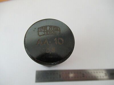 CARL ZEISS JENA AA EMPTY BRASS OBJECTIVE CAN MICROSCOPE AS PICTURED &F5-A-110