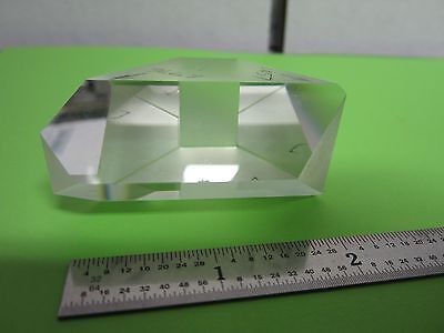 OPTICAL PRISM [small chip in edge] LASER OPTICS BIN#8Y-92