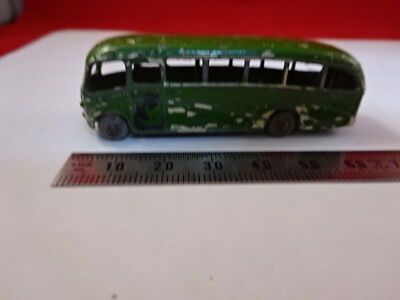 VINTAGE COLLECTABLE TOY BUS BEDFORD MADE IN ENGLAND BY LESNEY AS IS &94-A-21