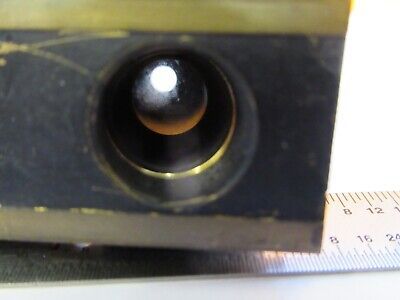 ANTIQUE BRASS STEREO OBJECTIVES OPTICS MICROSCOPE PART AS PICTURED &7B-B-80