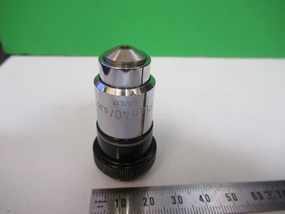 CARL ZEISS GERMANY PLAN 40X /160 OBJECTIVE MICROSCOPE PART AS PICTURED &G2-A-32