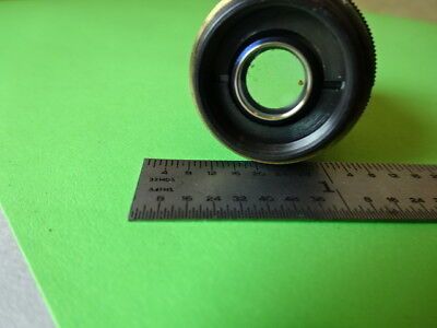 WILD HEERBRUGG SWISS  OBJECTIVE 4X OPTICS MICROSCOPE PART AS IS #L5-B-38